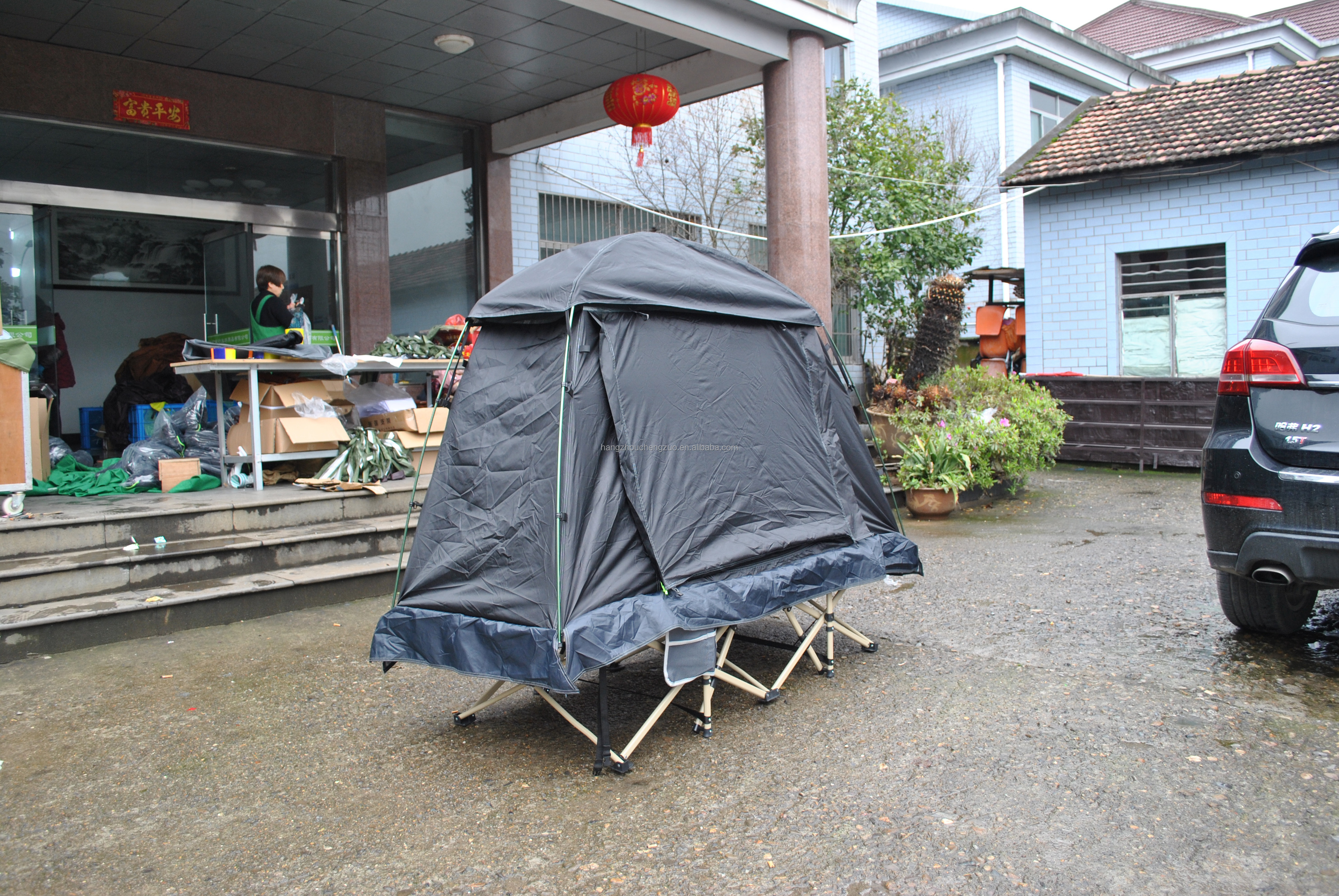 Cheap Goat Tents Just tent! Folding Off The Ground Camping Sleeping Bed tent cot,Camping cot Bed Tent,Camping tent build on cot or use alone Tents 